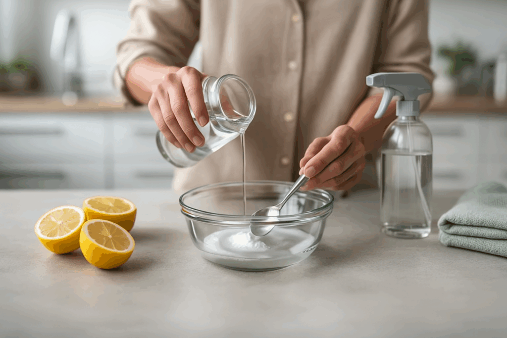Natürliche Reinigungsmittel selber machen